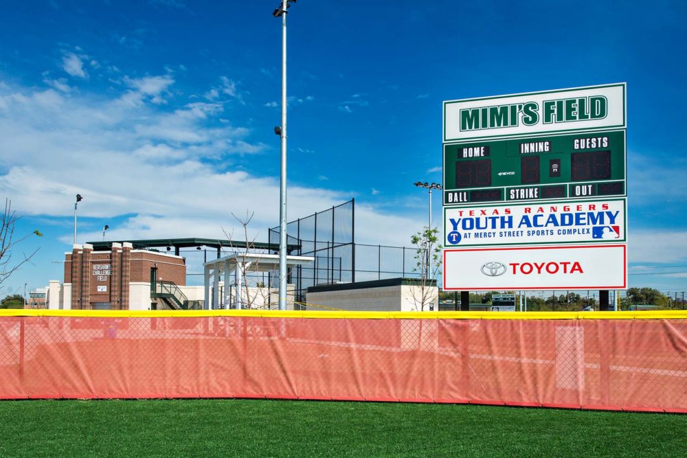 Texas Rangers MLB Youth Academy at Mercy Street Sports Complex, Phase 1