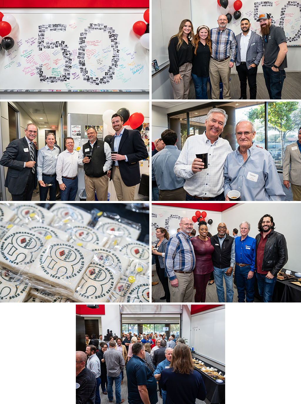 Open House For 50th Anniversary Skiles Group Collage