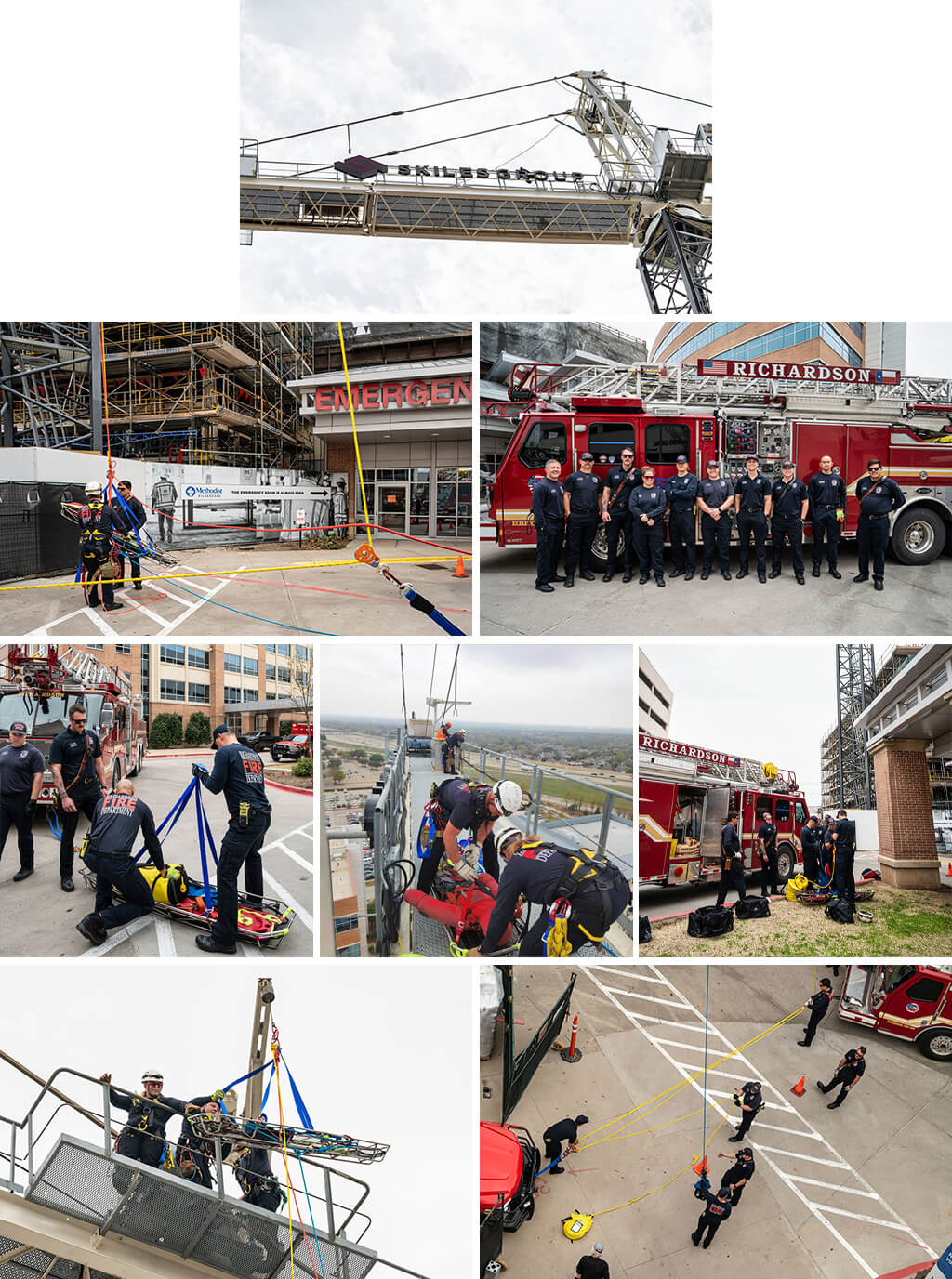 Richardson FD Rescue Simulation Skiles Group Collage