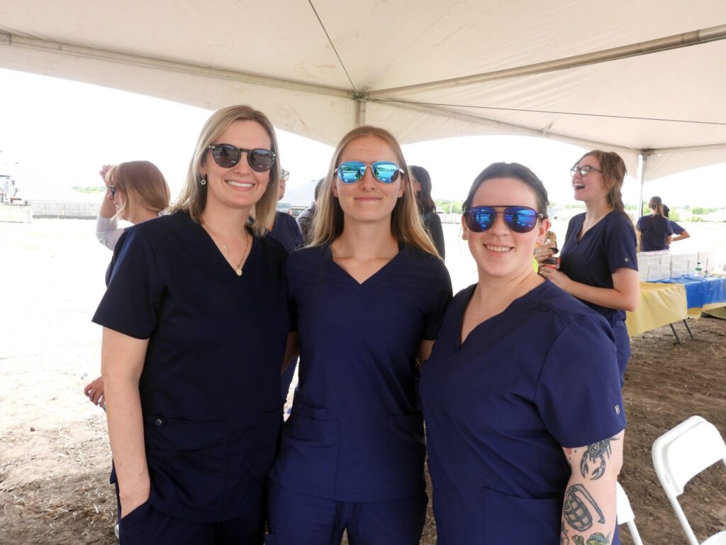 RGB Cataract & LASIK staff attend the groundbreaking celebration in Sherman